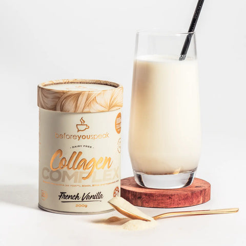 BYS French Vanilla Collagen Complex tub