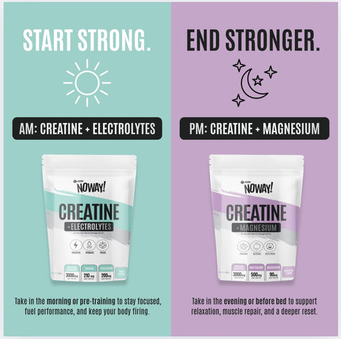 ATP Science NOWAY!® Creatine + Magnesium - Mixed Berry 180g | Low Carb Haven