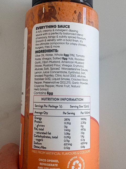 Really Good Zero Added Sugar Everything Sauce 240ml