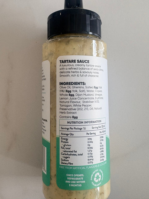 Really Good Zero Added Sugar Tartare Sauce 240ml