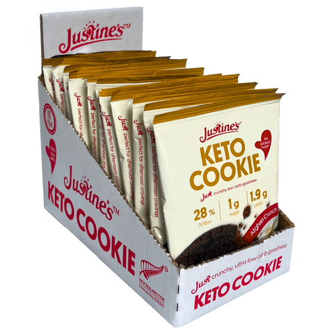 Justine's Keto Afghan Crunch Cookie 40g, box of 12