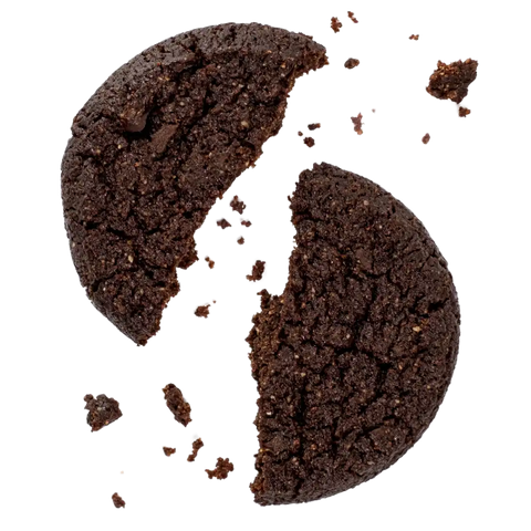 Justine's Keto Double Choc Crunch Cookie 40g, front of pack