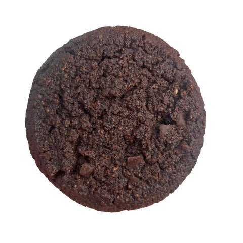 Justine's Keto Double Choc Crunch Cookie 40g, box of 12 close-up