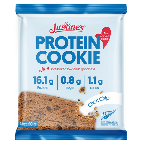 Justine's Choc Chip Protein Cookie 60g