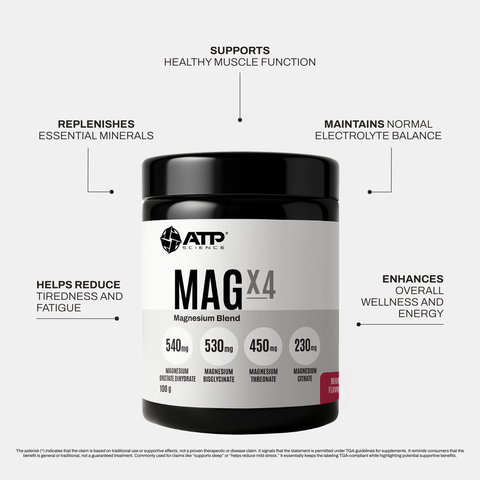 ATP Science MAGx4 - Berry 100g | Low Carb Haven