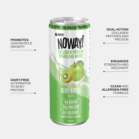 Protein Sparkling Water Kiwi Apple can | Low Carb Haven