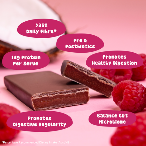 GoodGut Bar Raspberry single bar | Low Carb Haven