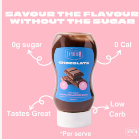 No Added Sugar Chocolate Sauce - 350mL BB MARCH