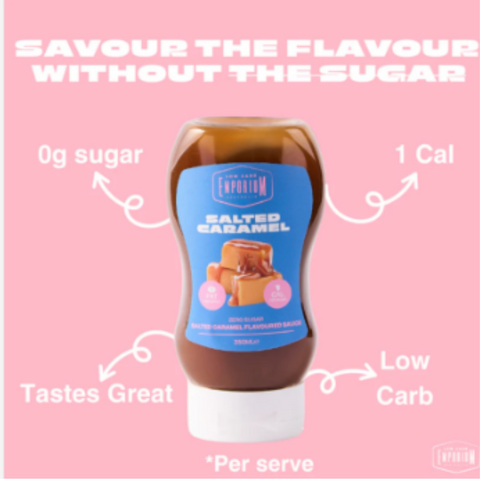 Zero Sugar Salted Caramel Sauce - 350mL