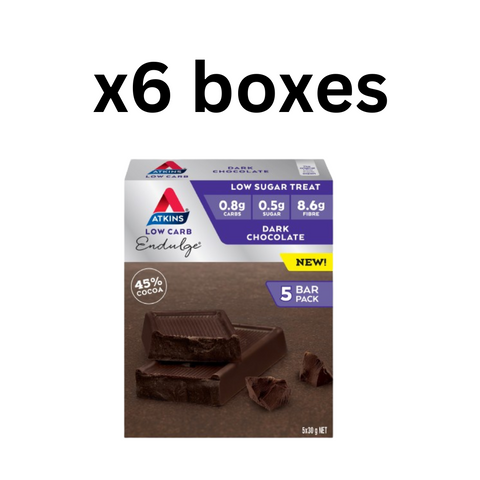 Dark Choc Bars 5 Bar Box BB APRIL, 6 BOX BUNDLE