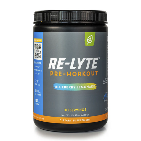 Re-Lyte® Pre-Workout / Blueberry Lemonade 30 SERVE