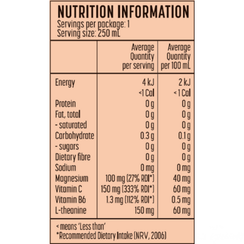 Elem Apple & Peach Functional Sparkling Water 1x 250ml can