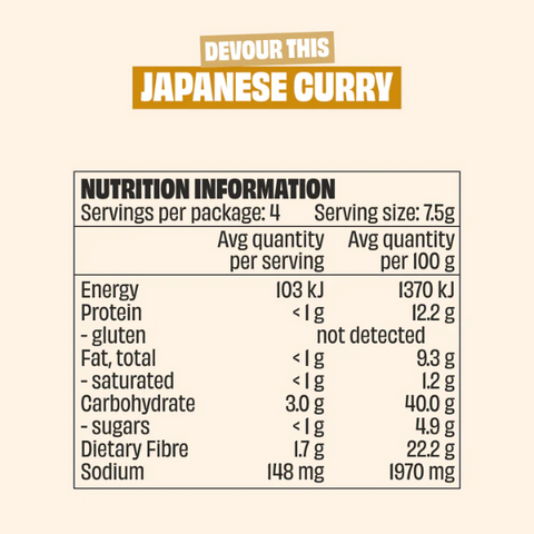 Japanese Curry In A Hurry 1x 30g Sachet
