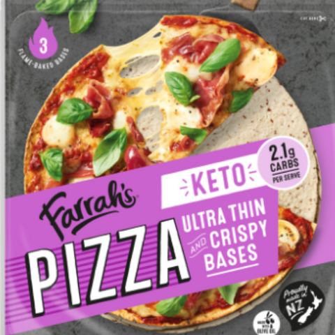 Keto Ultra Thin And Crispy Pizza Bases 3pk