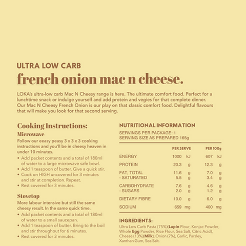 Loka French Onion Easy Peasy Mac & Cheesy 60g