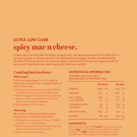 Loka Spicy Easy Peasy Mac & Cheesy 60g