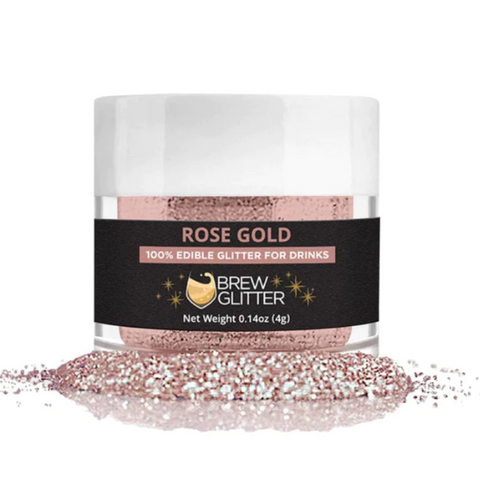 Rose Gold Brew Glitter