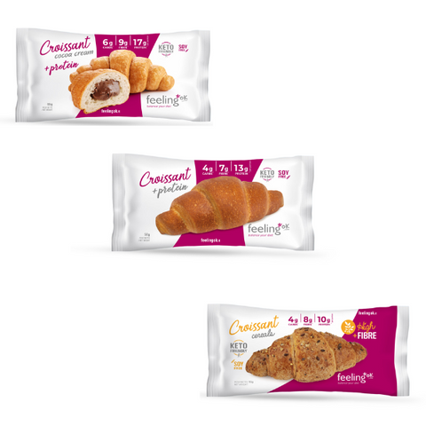 Bundle 1x sweet, salty and chocolate croissant 50g