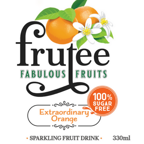 Frutee Sparking Fruit- Extraordinary Orange x6 pack