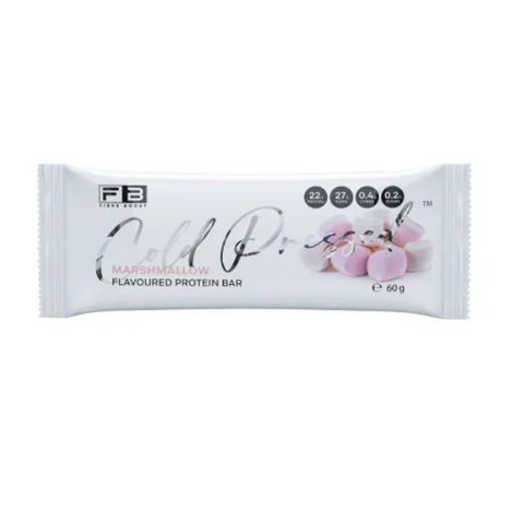 FIBRE BOOST Cold Pressed Protein Bar - Marshmallow Flavour 60g