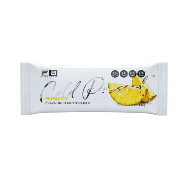 FIBRE BOOST Pineapple flavour 60g Cold Pressed Protein Bar