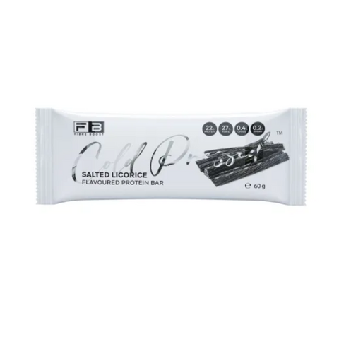 FIBRE BOOST Cold Pressed Protein Bar - Salted Licorice 60g