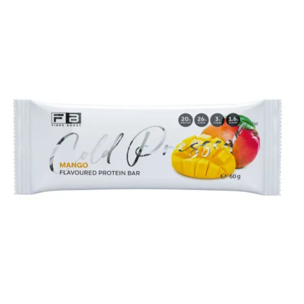 FIBRE BOOST Mango 60g Cold Pressed Protein Bar -