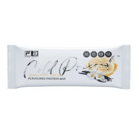 FIBRE BOOST Cold Pressed Protein Bar - Vanilla Ice Cream 60g