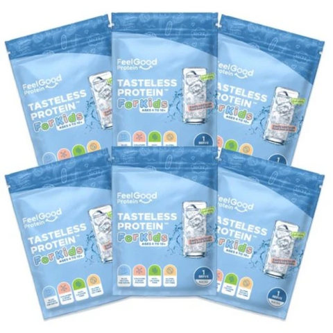 Tasteless Protein For Kids (Collagen & Whey)- 6 sample pack