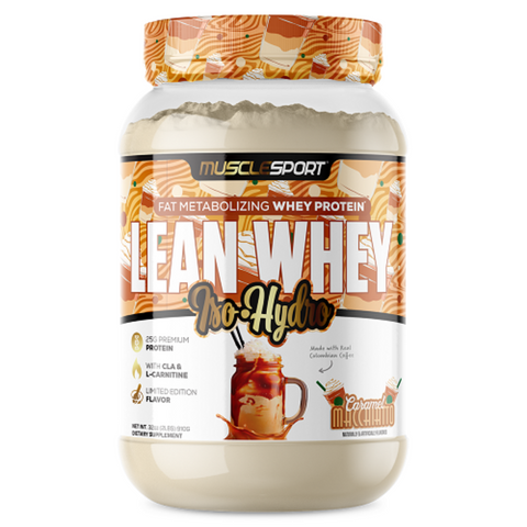 Musclesport Lean Whey Iso Hydro Caramel Macchiato 907g