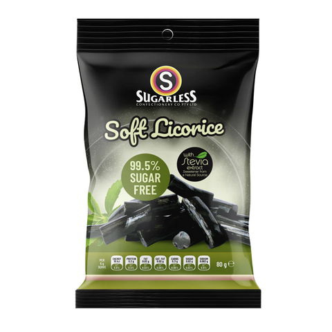 Soft Black Licorice - 80g