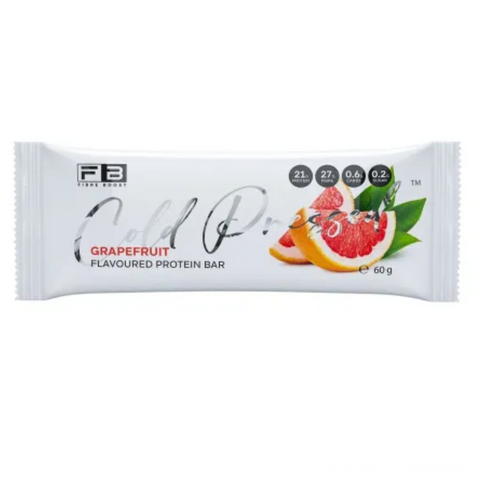 FIBRE BOOST Grapefruit 60g Cold Pressed Protein Bar - BB 22 May