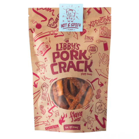 Pork Rind Crack Hot & Spicy - 40g