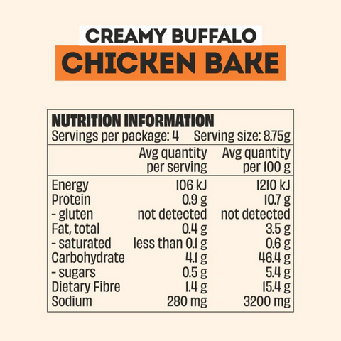 BUFFALO CHICKEN BAKE 1x sachet