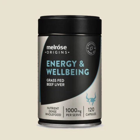 Grass Fed Beef Liver Capsules- Energy and Wellbeing- 120 Capsules