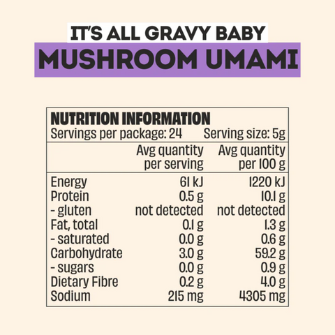 MUSHROOM UMAMI GRAVY