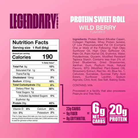 Wild Berry | Protein Sweet Roll | SinglePack