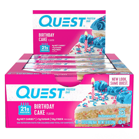 Protein Bar Birthday Cake 60gx 12 BOX