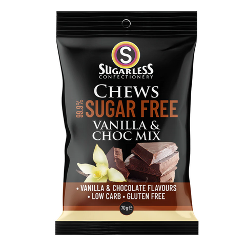 Vanilla & Choc Mix Chews - 70g