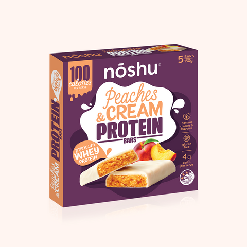 Peaches & Cream protein bars x 5 bars