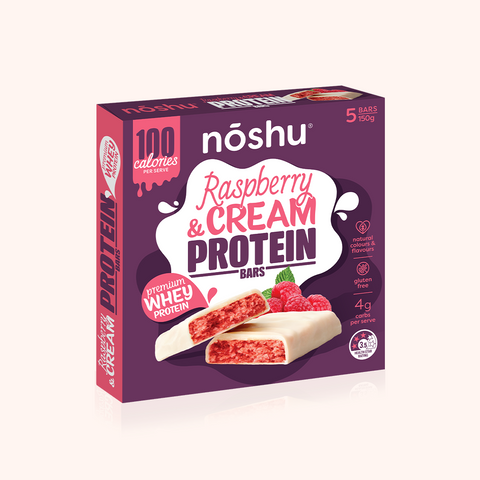 Raspberry & Cream protein bars x 5 Bars