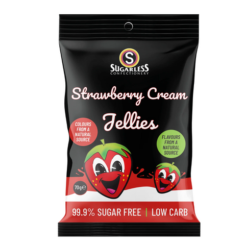 Strawberry & Cream Jellies - 70g