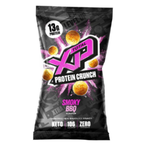 TOTAL XP Protein Crunch Snacks Smokey BBQ 24g