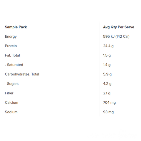 CUSTARD Casein Protein- 7 flavour sample pack