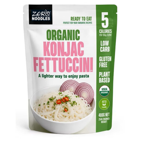 Zero Slim & Healthy Fettuccine Organic Konjac Fettuccini | 400g