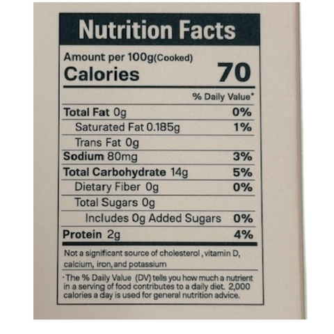 Low Calorie Dried Konjac Rice 80g