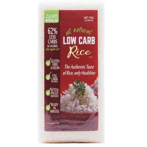 Zero Low Carb Rice 1kg- SPECIAL INTRO PRICE