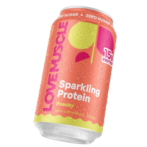 Peachy Sparkling Protein Can Single 330ml