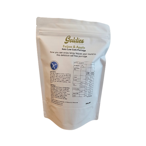 Feijoa & Apple Keto Porridge 280g TEMPORARY PACKAGING