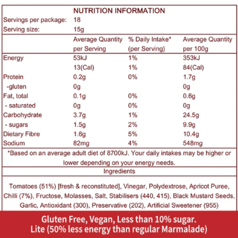 Tomato Chilli Marmalade 275g